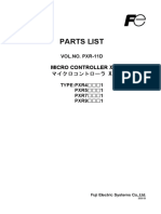Parts List for Fuji Micro Controller X