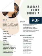 Curriculum Profesional Hoja de Vida Con Foto Formas Abstractas Rosa PDF
