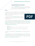 Normas para Redactar El Caso Clinico PDF
