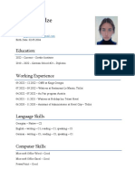 English CV PDF