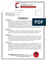 USAC Ingeniería Económica problemas valor presente tasa interés