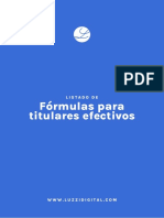 Fórmulas para Titulares Efectivos - Luzzi Digital PDF