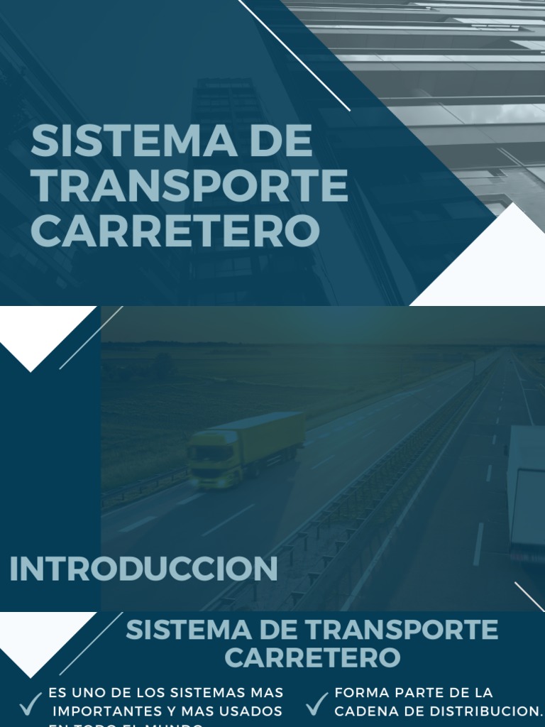 Sistema de Transporte Carretero: Guía Completa | PDF | Transporte | Camión
