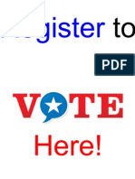 Register To Vote - English