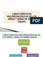 Características Psicopedagógicas de Los Niños y Niñas de