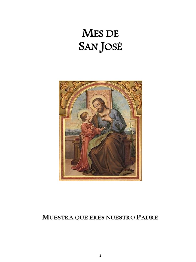 Devoción a San José: Guía de Oración | PDF | María, madre de Jesús ...