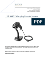 HP 4430 2D Barcode Scanner Reset and Configuration Guide