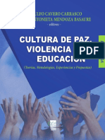 Libro Cultura de Paz Violencia y Educacion - Cavero Carrasco y Mendoza Basaure - 2020