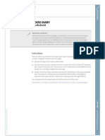 Mood Diary Worksheet 2 PDF