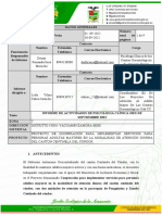 Informe Mes de Septiembre 2022