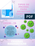 Tipos de Prueba para Detectar Sars-Cov 2
