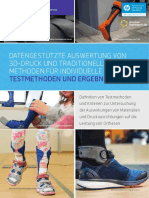 3D Druck und Orthesen - Testmethoden und Ergebnisse