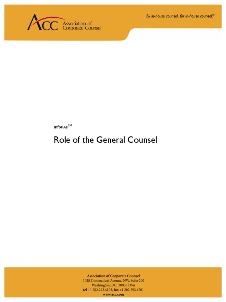 Role of Counselor PDF Lawyer Conflict Of Interest