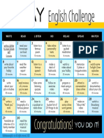 30 Day English Challenge Month