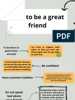 How To Be A Friends
