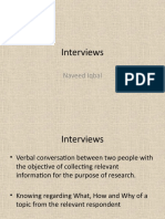 Interviews Research