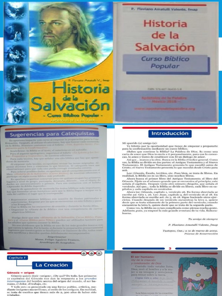 Libro Historia de La Salvacion PDF | PDF