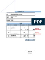 EJEMPLO DE REQUERIMIENTO DE MATERIALES