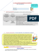 Actividad 1: Evaluación Diagnóstica de Entrada: 2ºA SEC