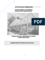 Material Bibliografico Formacion en Tecnicas Policiales PDF