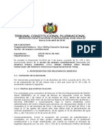 Accion de Amparo Sentencia Constitucional Plurinacional 0338-2016 - S2