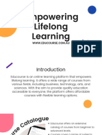 Empowering Lifelong Learning