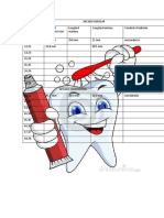 Tabla de Medidas Dentales