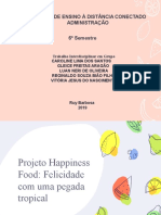 Projeto Happiness Food: estratégias de marketing e relacionamento com o cliente