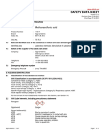 MSDS - Methanesulfoxide (Methanesulfonic Acid) PDF