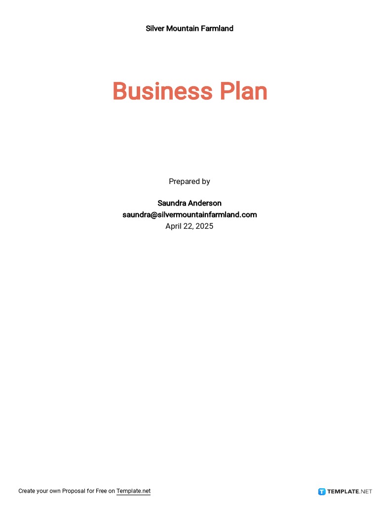 Vegetable Farming Business Plan Template | PDF | Equity (Finance