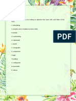 Colorful Fresh Plants Letter-WPS Office