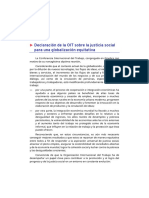 OIT Justicia Social para Una Globalización Equitativa