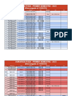 Horarios Semestre Actual PDF