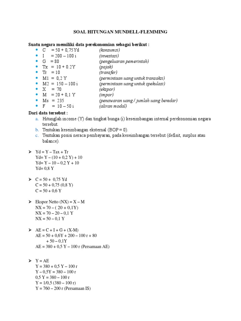 SOAL HITUNGAN M-F MODEL 1 (Soal No 1 Di PPT Hal 24) | PDF