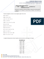 Prueba Final Primer Periodo Grado Noveno Uno