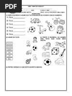 Atividade de Inglês Do 2º Ano (School Objects and Colors) | PDF | Casa ...