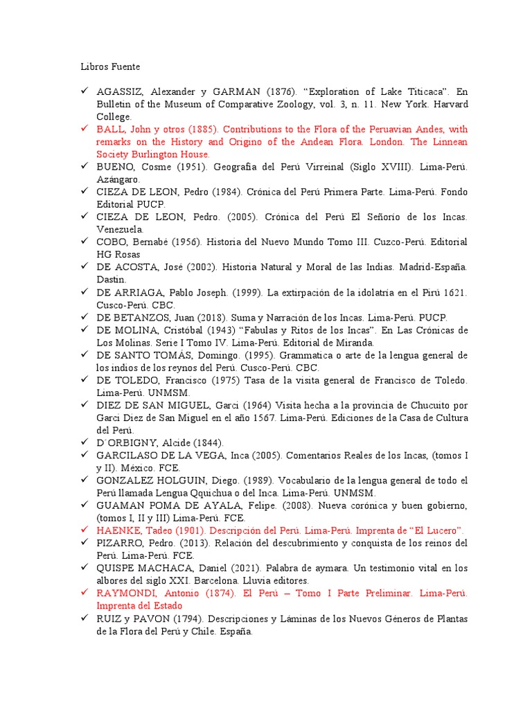 Biblios PDF Perú Chile