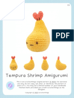 Tempura Shrimp Amigurumi by Icrochetthings