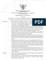 (KEPMENKUMHAM) Nomor M.HH-02.OT.01.03 Tahun 2021 Tentang Penetapan Hari Lahir, Naskah Tap & Sejarah Kemenkumham RI. ABR PDF