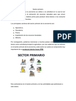 Los sectores de la economía: Primario, Secundario y Terciario