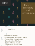 Poverty, Inequality and Development