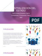 Descentralización Del Estado PDF