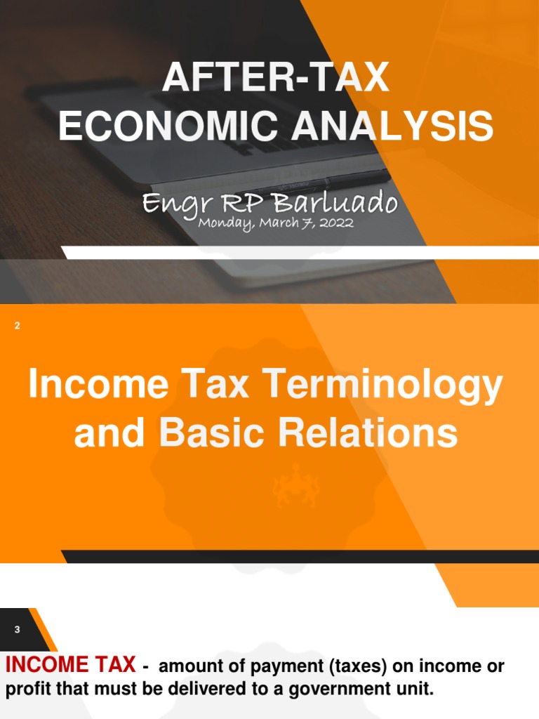 Income Tax Terminology Overview | PDF | Depreciation | Income