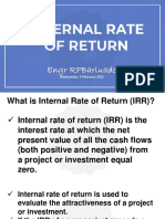 4 Internal Rate of Return