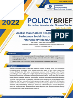 Analisis Stakeholders Pengembangan Usaha Perhutanan Sosial Kasus LMDH Sasaka Patengan KPH Bandung Selatan PDF