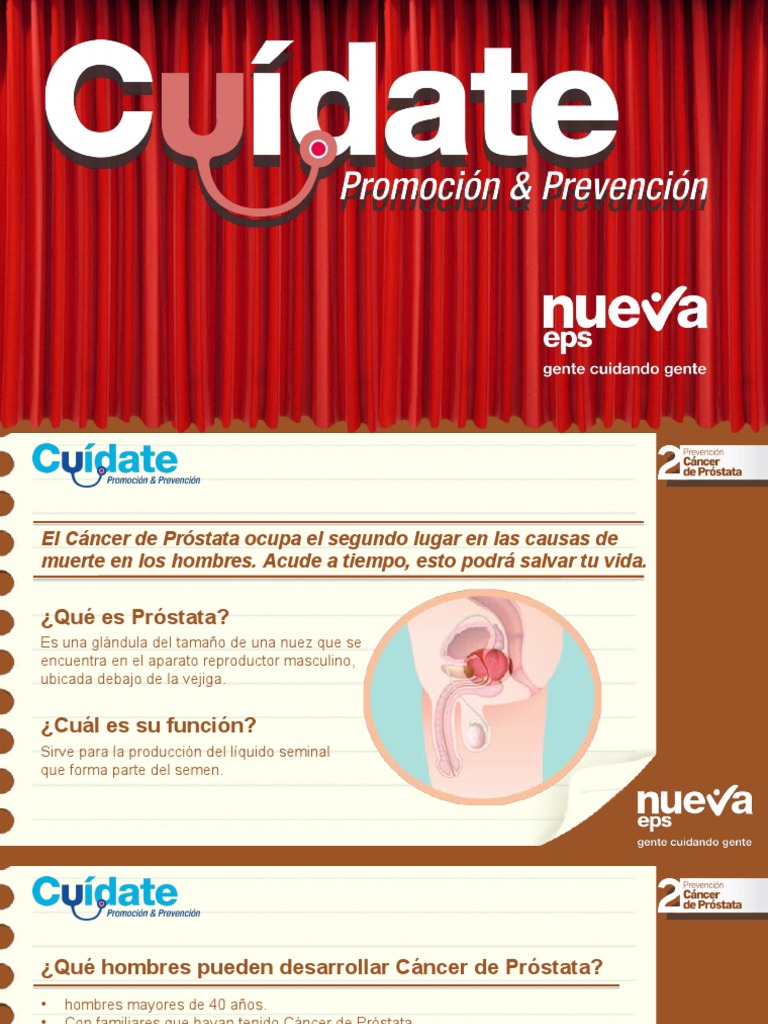 02 Cancer Prostata Cuidate PDF Cancer de prostata Próstata