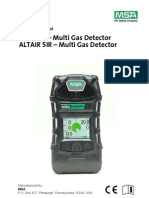 Manual Detector de Gases