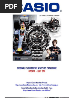 Download Original Casio Edifice Catalogue - Update July 2011 by Qstore SN63070750 doc pdf