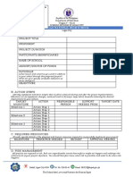 Approved Project and Training Proposals