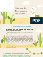 Sistematika Proposal